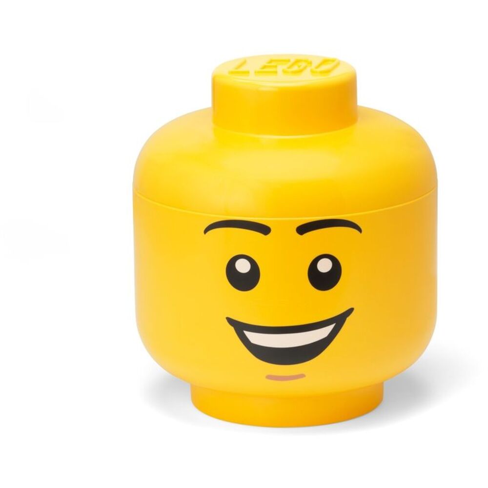 LEGO Large Stackable Storage Head, Happy Boy  COLLECTIBLES